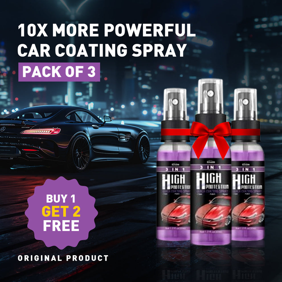 3 In 1 High Protection Car Coating Spray (BUY 1 GET 2 FREE) (10X More Power Full)