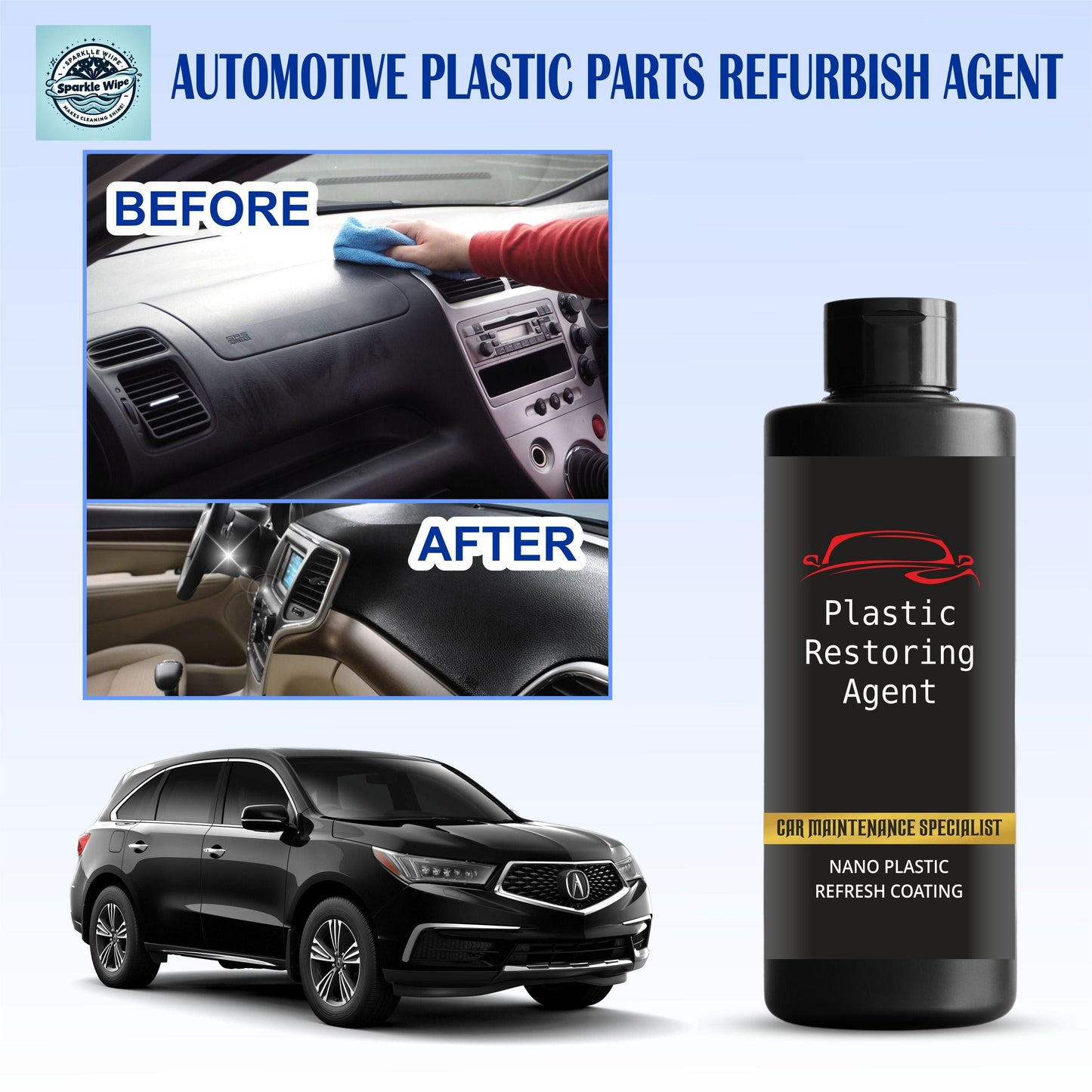 Plastic Shine Restoring Agent (BUY 1 GET 1 FREE)